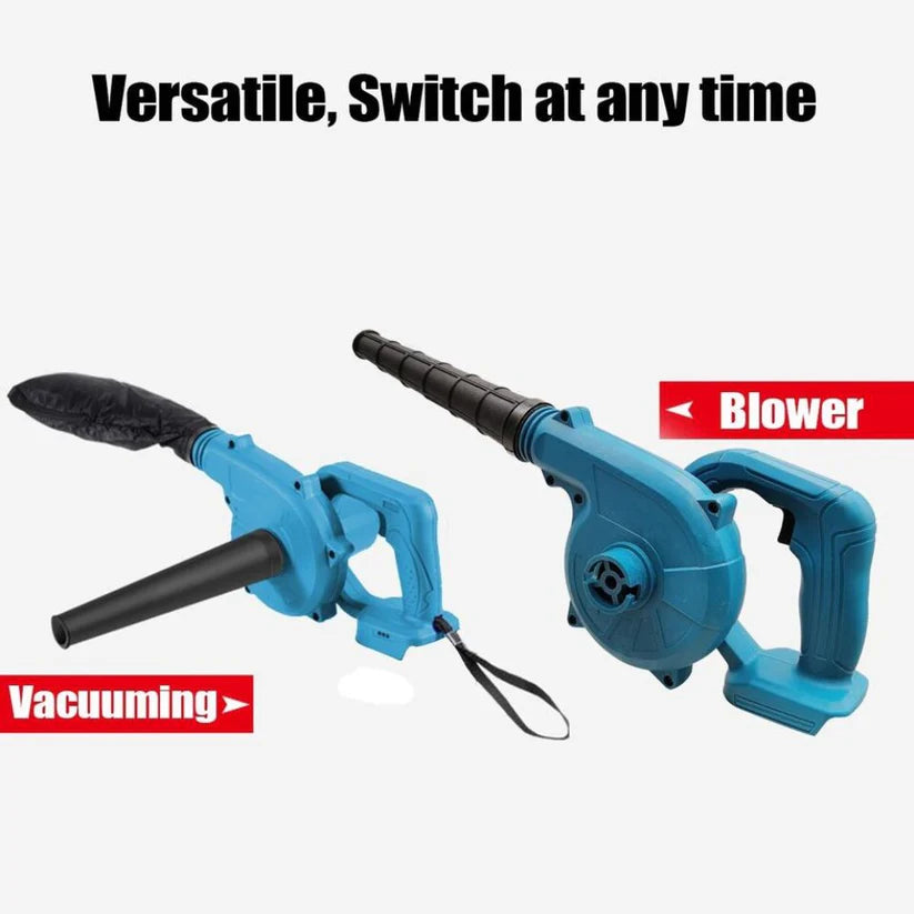 Electric Handheld Cordless Leaf Blower Dust Cleaner w/ Charger & Tube +2 Battery Ausie Sales