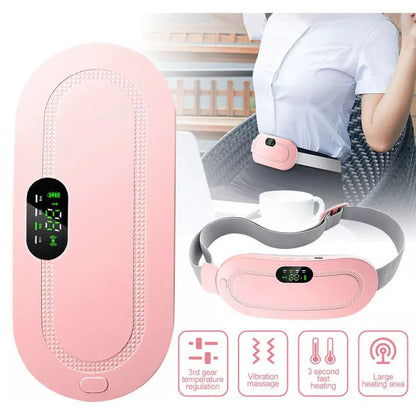 Electric Heating Pad Belt Massage Period Pain Relieve Therapy Menstrual Cramp Ausie Sales