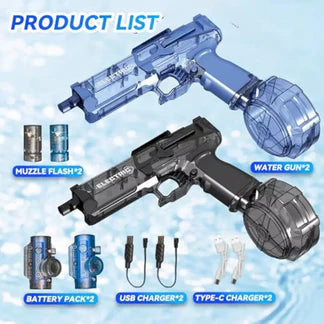 Electric Water Guns Ultimate Battle Blaster with Realistic Gun Muzzle Flame Ausie Sales
