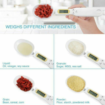 Electronic Digital Food Scale Measuring Spoon LCD Spice Weight Kitchen Tool Ausie Sales