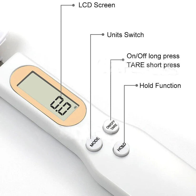 Electronic Digital Food Scale Measuring Spoon LCD Spice Weight Kitchen Tool Ausie Sales
