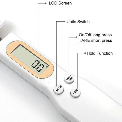 Electronic Digital Food Scale Measuring Spoon LCD Spice Weight Kitchen Tool Ausie Sales