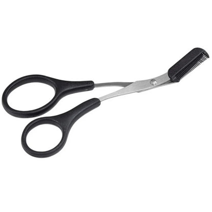 Eyebrow Trimmer Scissor Comb Trimming Hair Grooming Cutter Eyelash Tool - Ausie Sales