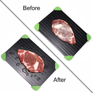 Fast Thawing Frozen Meat Magic Metal Plate Large Defrosting Tray Kitchen Thaw Ausie Sales
