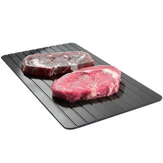 Fast Thawing Frozen Meat Magic Metal Plate Large Defrosting Tray Kitchen Thaw Ausie Sales