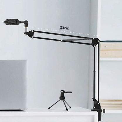 Fifine USB Desk Arm Studio Condenser Microphone Gaming Broadcast Voice Podcast Ausie Sales