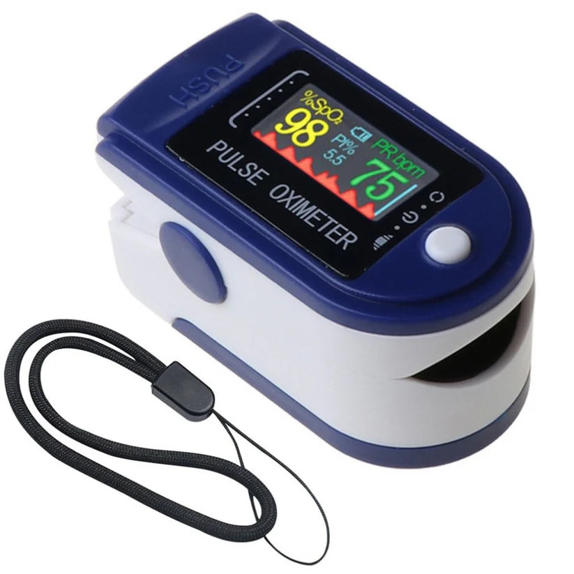 Finger Pulse Oximeter - Blood Oxygen Saturation & Heart Rate Monitor My Store