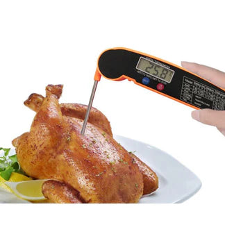Foldable Digital Cooking Food Thermometer Temperature Probe Kitchen BBQ Meat Jam Ausie Sales
