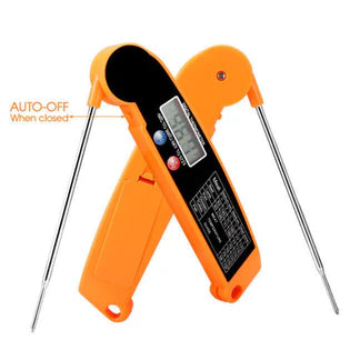 Foldable Digital Cooking Food Thermometer Temperature Probe Kitchen BBQ Meat Jam Ausie Sales