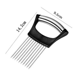 Food Slicer Assistant Onion Holder Tool Cutter Fish Meat Potato Vegetable Ausie Sales