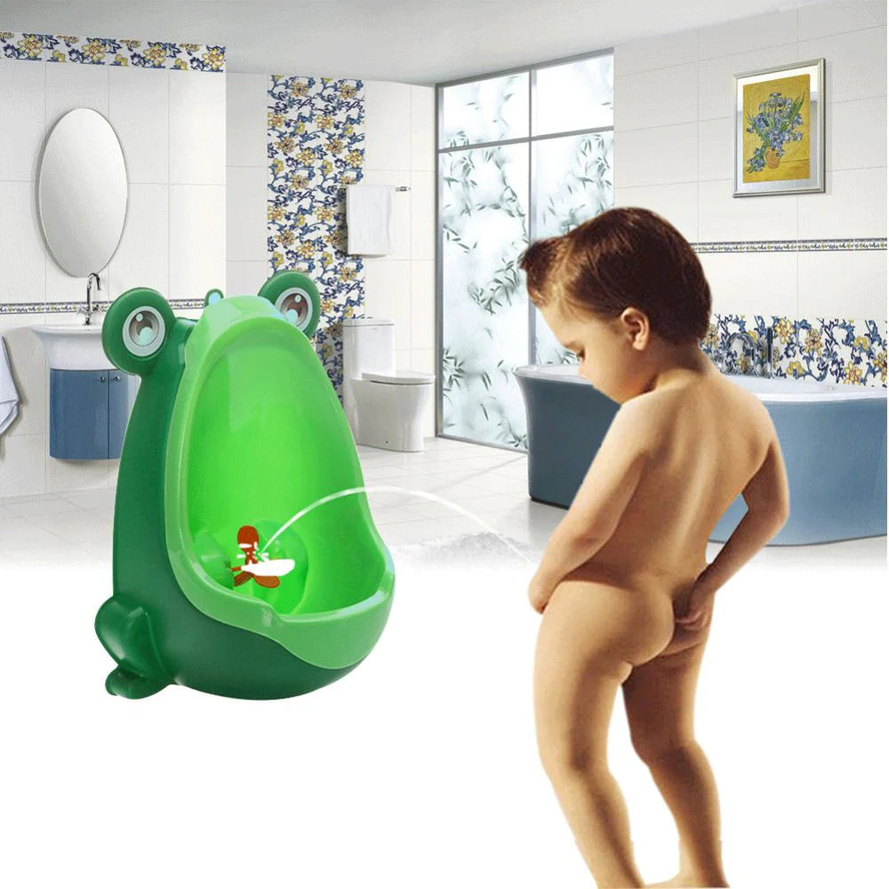 Frog Shaped Baby Pee Training Potty Toilet Cute Urinal Trainer Bathroom Kid Ausie Sales