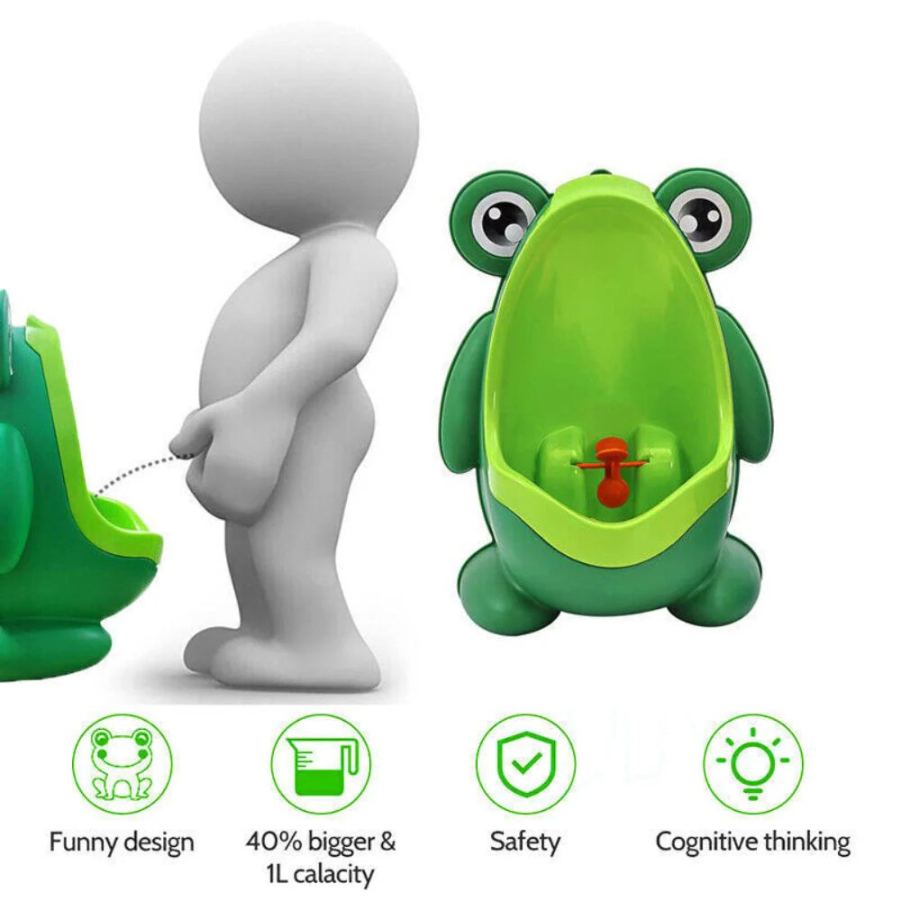 Frog Shaped Baby Pee Training Potty Toilet Cute Urinal Trainer Bathroom Kid Ausie Sales