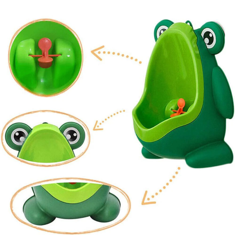 Frog Shaped Baby Pee Training Potty Toilet Cute Urinal Trainer Bathroom Kid Ausie Sales