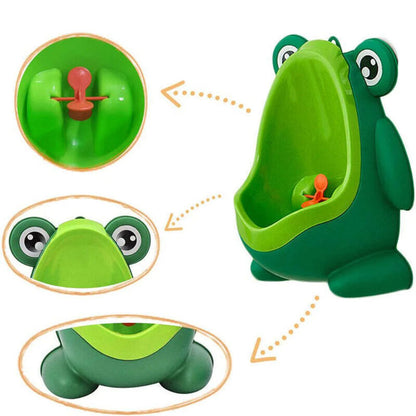 Frog Shaped Baby Pee Training Potty Toilet Cute Urinal Trainer Bathroom Kid Ausie Sales