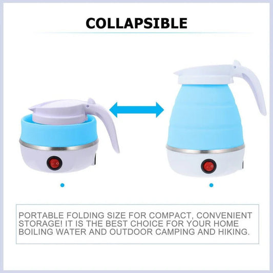 Handheld Mini Electric Silicone Foldable & Portable 600ml Travel Water Kettle My Store