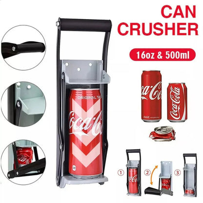 Heavy Duty Can Crusher Aluminum Wall Mount Bottle Opener Beer Soda Smasher Ausie Sales