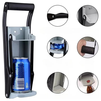 Heavy Duty Can Crusher Aluminum Wall Mount Bottle Opener Beer Soda Smasher Ausie Sales
