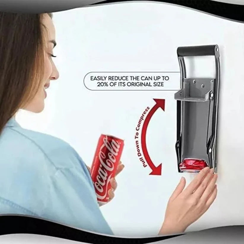 Heavy Duty Can Crusher Aluminum Wall Mount Bottle Opener Beer Soda Smasher Ausie Sales