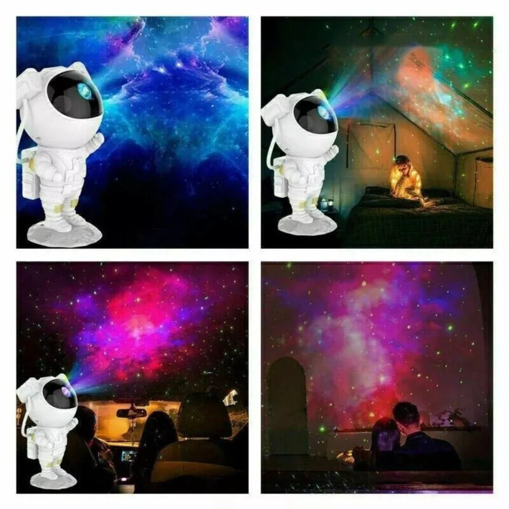 LED Astronaut Night Light Projector USB Starry Bedside Table Lamps Ausie Sales