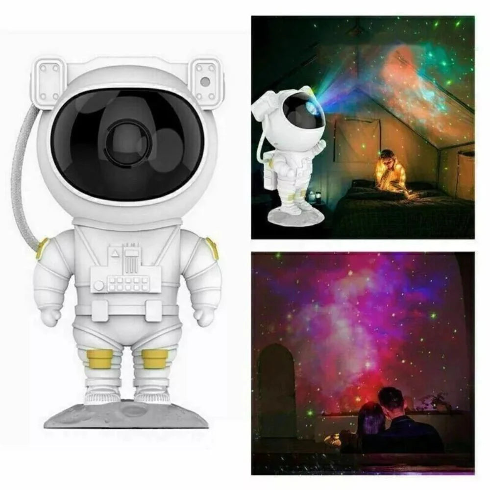 LED Astronaut Night Light Projector USB Starry Bedside Table Lamps Ausie Sales