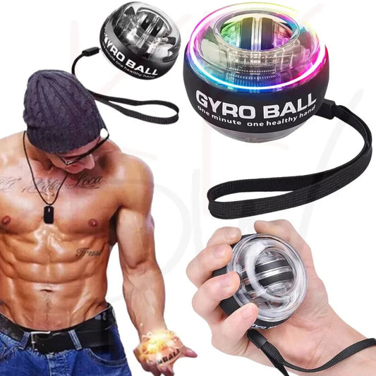 LED Wrist Ball Trainer Gyroscope Bal Relax Muscle Power Gyro Arm Hand Exerciser Ausie Sales