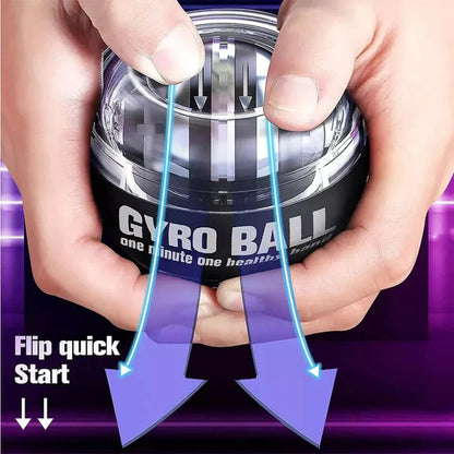 LED Wrist Ball Trainer Gyroscope Bal Relax Muscle Power Gyro Arm Hand Exerciser Ausie Sales