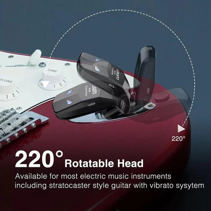 LEKATO Wireless Guitar Transmitter Receiver Audio System 2.4Ghz ISM 4 Channel Ausie Sales