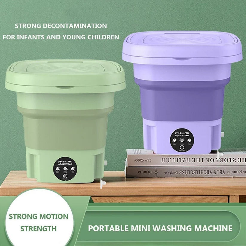 Large Capacity 11L Foldable & Portable Mini Washing Machine - Low Noise Clothes Washer For Pets & Baby My Store