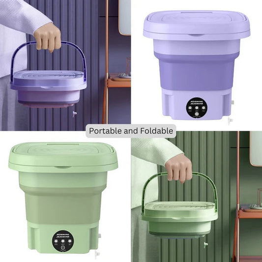 Large Capacity 11L Foldable & Portable Mini Washing Machine - Low Noise Clothes Washer For Pets & Baby My Store