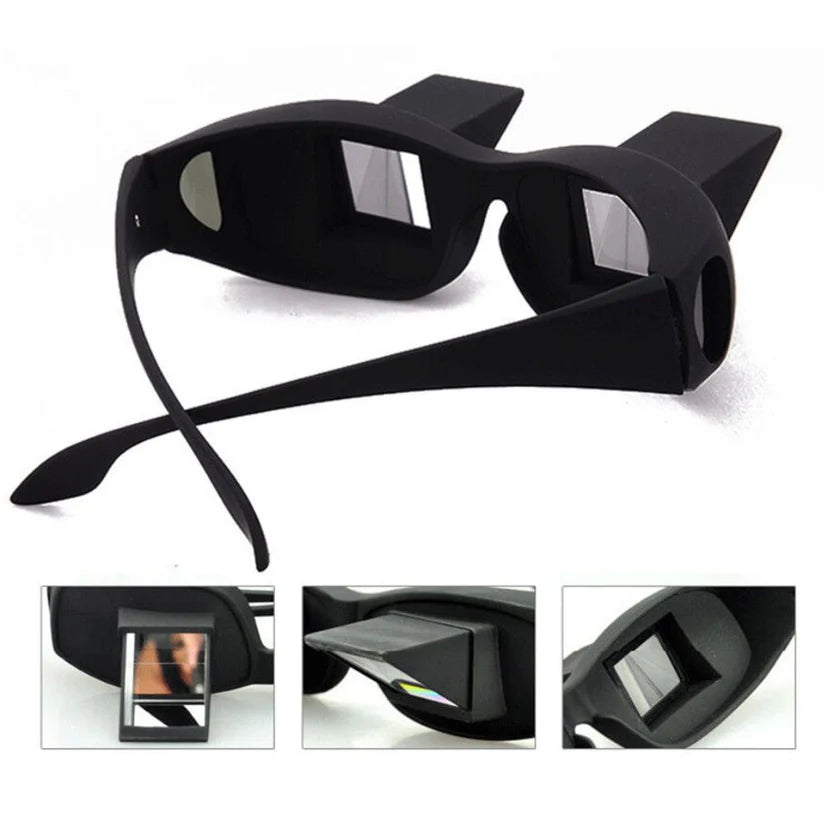 Lazy Glasses On Bed Lie Periscope Creative View Horizontal Reading Watching TV HG - Ausie Sales