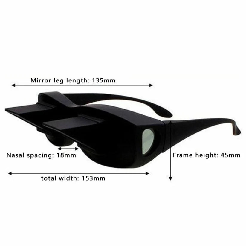 Lazy Glasses On Bed Lie Periscope Creative View Horizontal Reading Watching TV HG - Ausie Sales