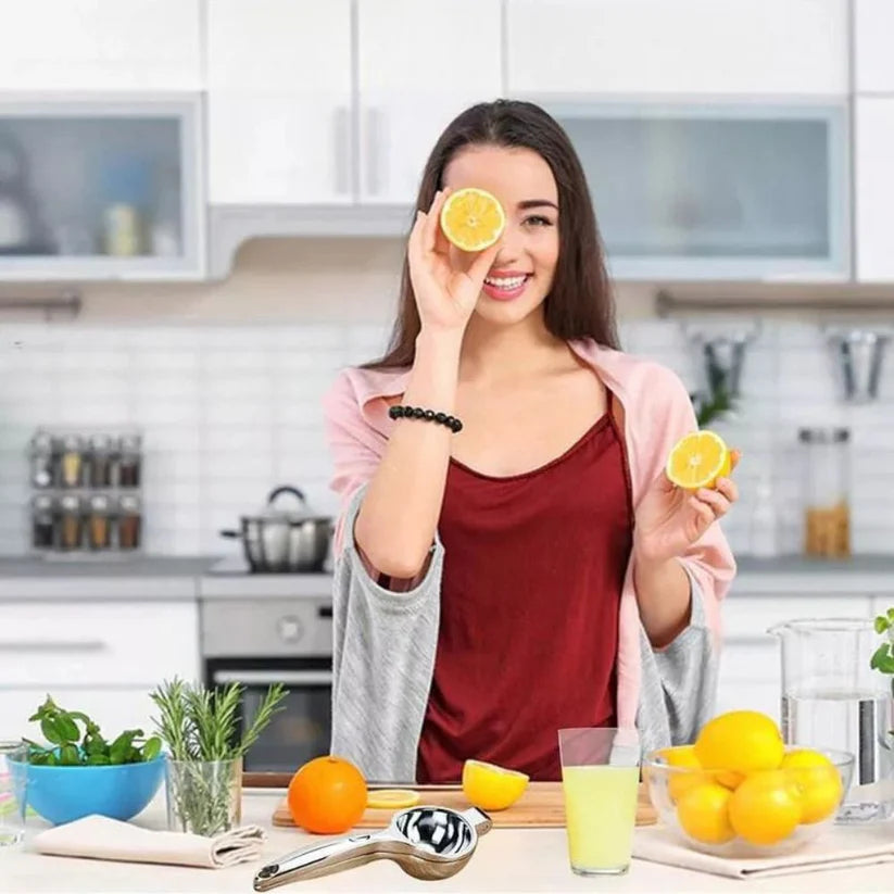 Lemon Squeezer Premium Quality Metal Handheld Juicer Presser Citrus Juice Lime Ausie Sales