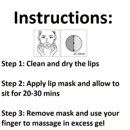 Lip Mask Shiny Moisturizing Hydrating Collagen Crystal Gel Lip Mask Plumping Lip NEW My Store