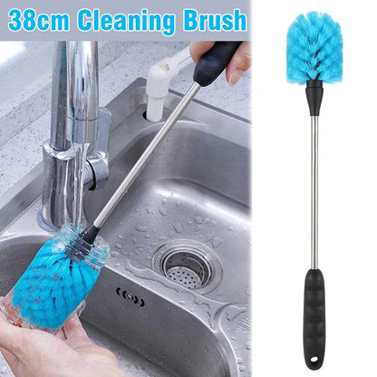 Long Handle Water Bottle Brush Kitchen Flexible Cleaning Baby Bottles Jars Ausie Sales