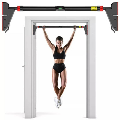METEOR Pull Up Bar Door Bar Wall Exercise Home Gym Workout Chin Up Doorway Ausie Sales