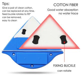 Magnetic Double Side Window Glass Wiper Cleaner Surface Cleaning Brush Car Tool Ausie Sales