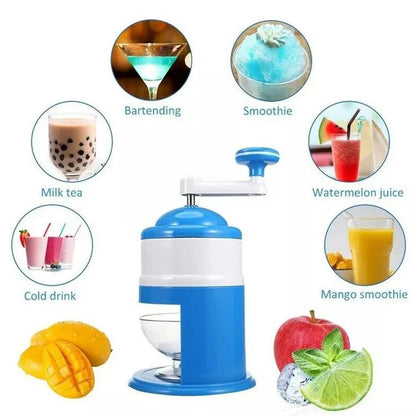 Manual Ice Machine Crusher Shaver Shredding Snow Cone Maker Create Drink Tool Ausie Sales