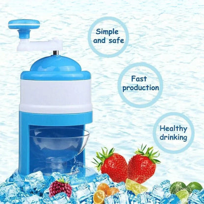 Manual Ice Machine Crusher Shaver Shredding Snow Cone Maker Create Drink Tool Ausie Sales