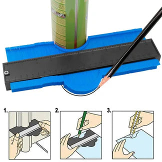 Marking Tool Contour Gauge Plastic Profile Copier Measure Shape Gauge Wood Marking Ausie Sales