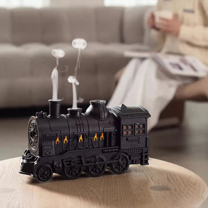 Mini Train Aroma Essential Oil Diffuser Air Humidifier with Light For Home/Office Ausie Sales