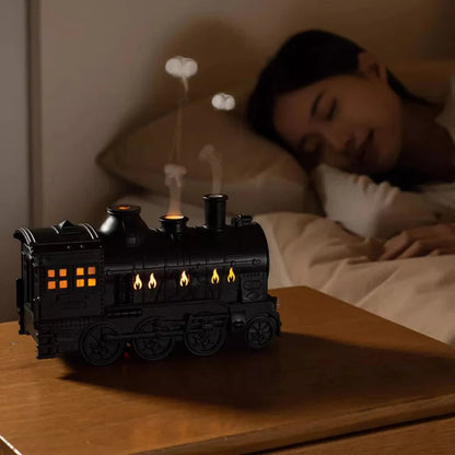Mini Train Aroma Essential Oil Diffuser Air Humidifier with Light For Home/Office Ausie Sales
