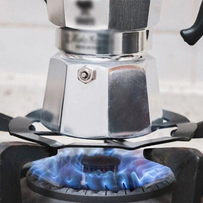 Moka Pot Holder Coffee Stand Shelf Stovetop Simmer Ring Support Tool Reducer My Store