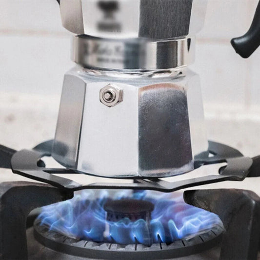 Moka Pot Holder Coffee Stand Shelf Stovetop Simmer Ring Support Tool Reducer My Store