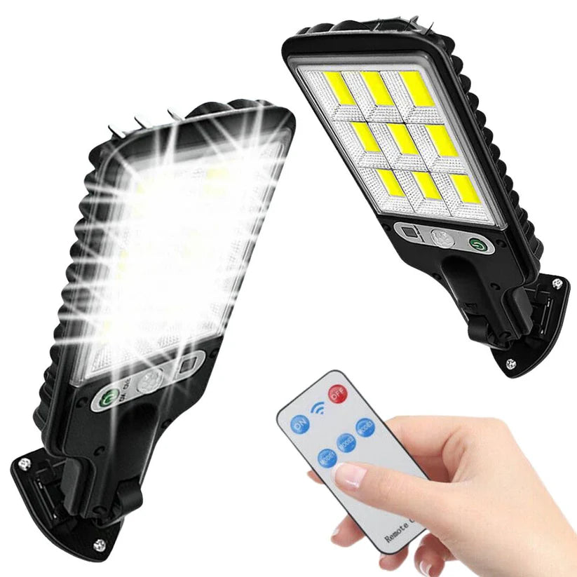 Motion Sensor Solar Flood Light 9000W LED Security Wall Yard Street Outdoor Lamp Ausie Sales