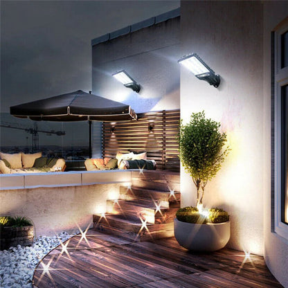 Motion Sensor Solar Flood Light 9000W LED Security Wall Yard Street Outdoor Lamp Ausie Sales