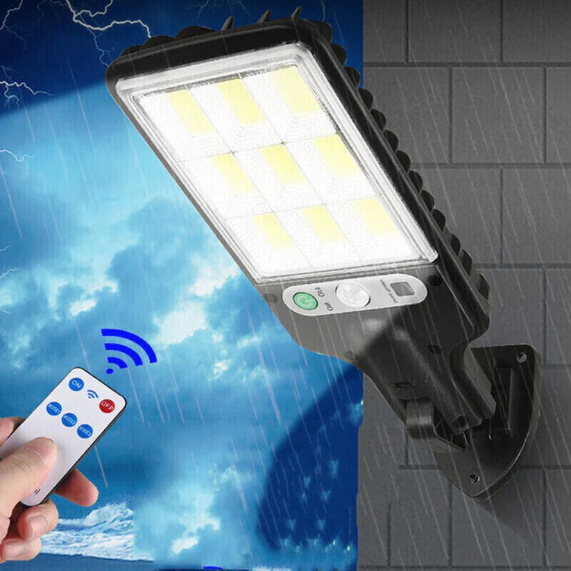 Motion Sensor Solar Flood Light 9000W LED Security Wall Yard Street Outdoor Lamp Ausie Sales