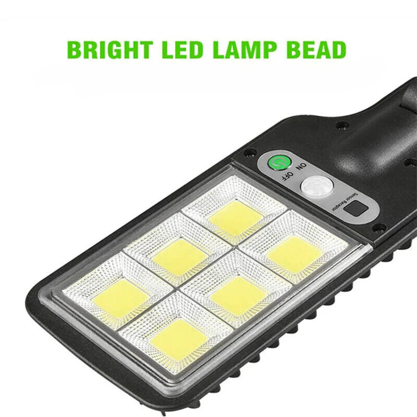 Motion Sensor Solar Flood Light 9000W LED Security Wall Yard Street Outdoor Lamp Ausie Sales
