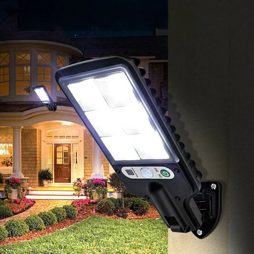 Motion Sensor Solar Flood Light 9000W LED Security Wall Yard Street Outdoor Lamp Ausie Sales