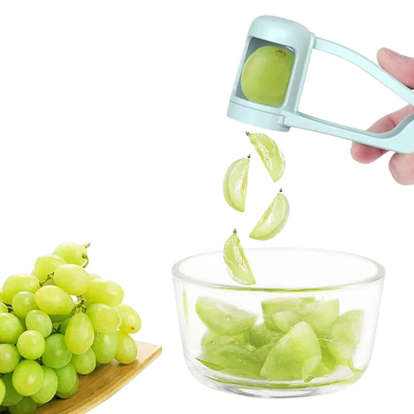 Multi-functional Fruit Slicer Grape Cherry Cutter Tool Auxiliary Kitchen Food Ausie Sales