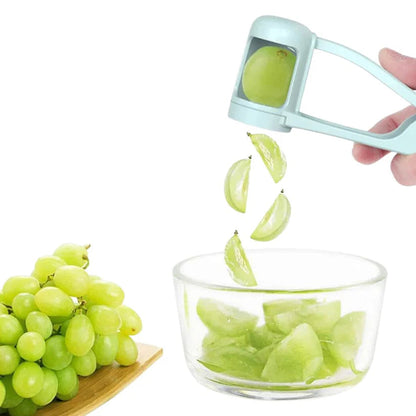 Multi-functional Fruit Slicer Grape Cherry Cutter Tool Auxiliary Kitchen Food Ausie Sales